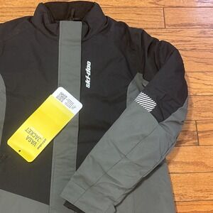 Ski-Doo Women Lady Vasa Snowmobiling Jacket Black Grey Med 4409440690 Brand New